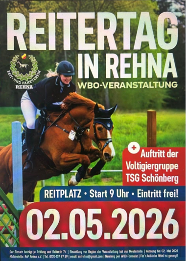 Plakat zum Reitertag 2023