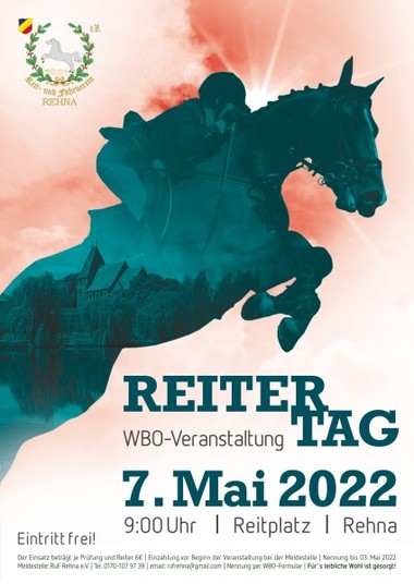 Plakat zum Reitertag 2022